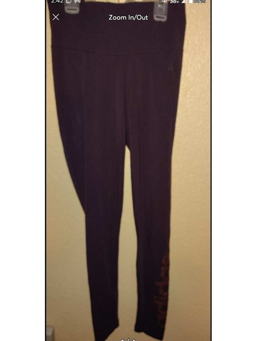 Adidas Maroon Leggings